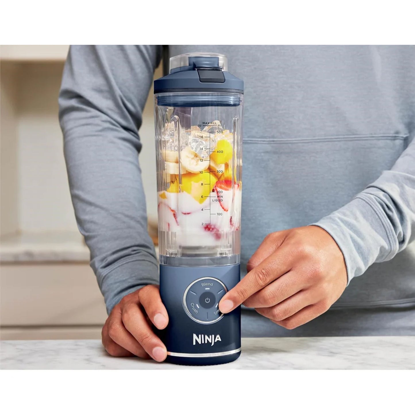 Licuadora Portatil Recargable Ninja Blast BC251NV Azul Oscuro